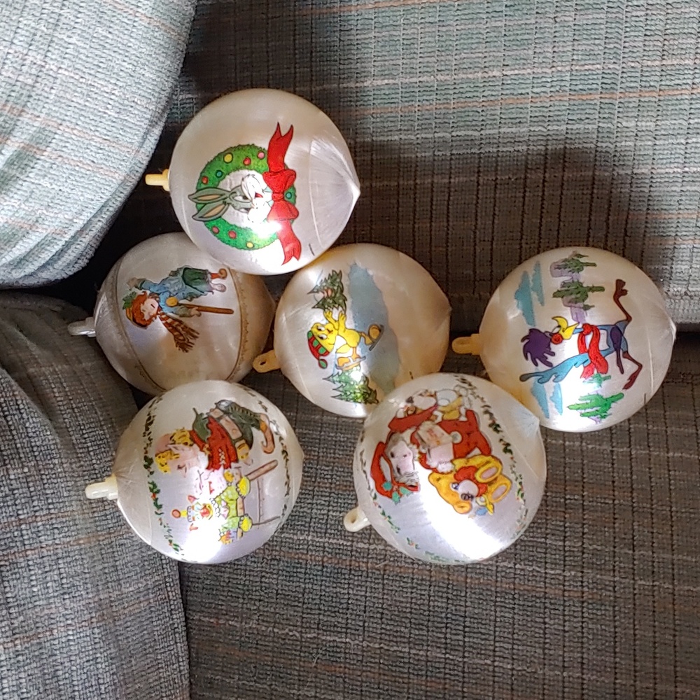 Vintage Silk Christmas Ornaments Warner Bros. Inc.